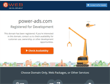 Tablet Screenshot of power-ads.com